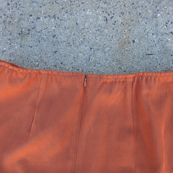 NWT Byinns Brown Stretch Mini Skirt L Dark Academia Preppy High Waisted - Picture 6 of 9